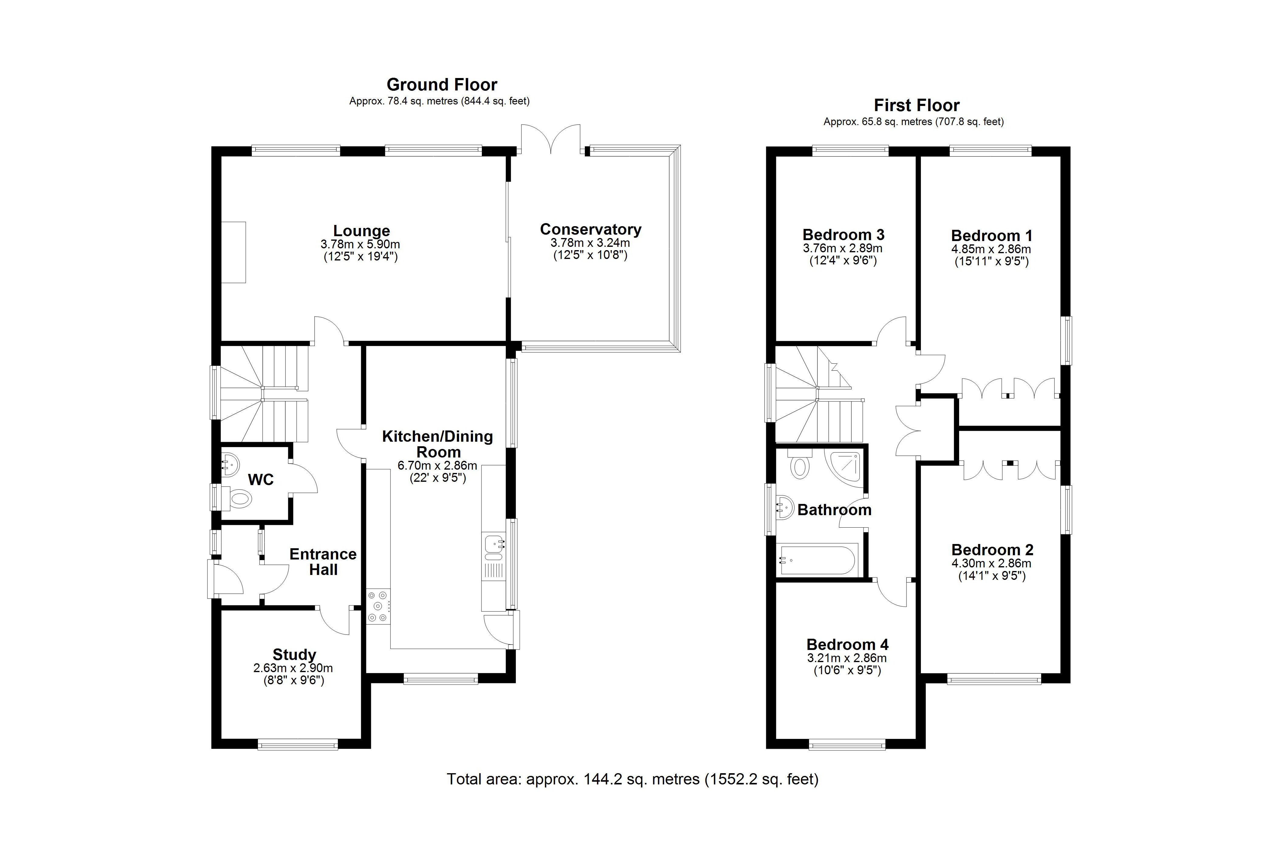 Acurate measured floorplans